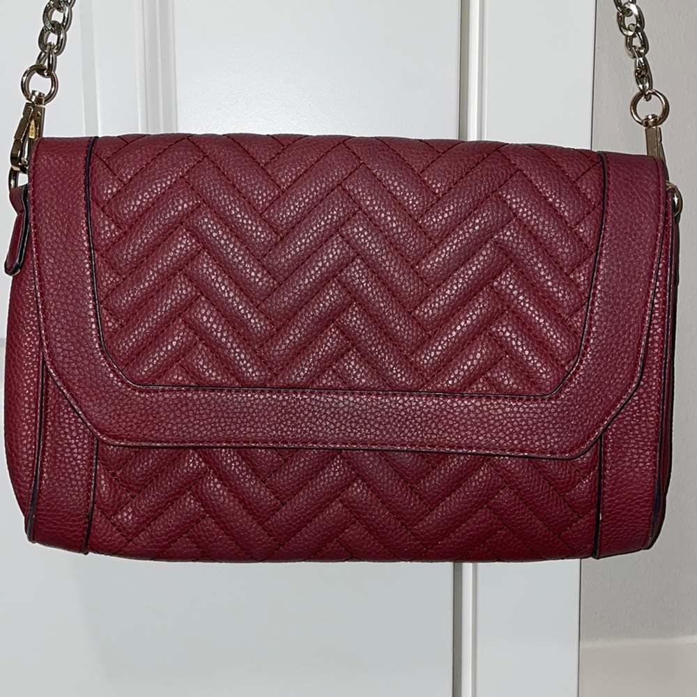 Red crossbody bag